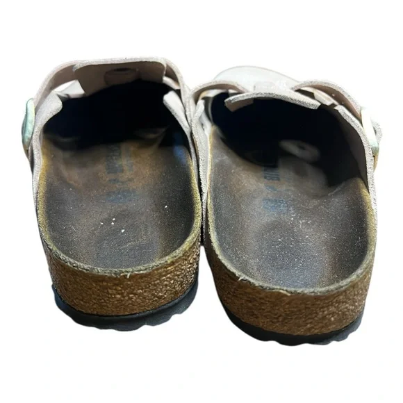 Birkenstock Boston Suede Clogs Very Pale Pink EU 42 Men’s 9–9.5 Women’s 11.5 12 - Picture 4 of 11